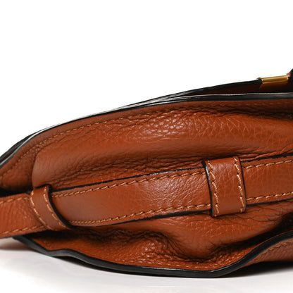 Chloe Calfskin Mini Marcie Round Crossbody Bag Tan 9 of 12