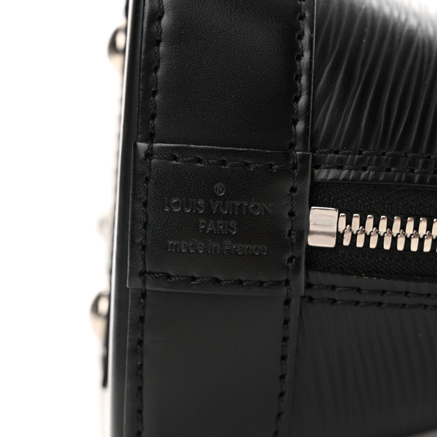 Louis Vuitton Epi Alma BB Black 6 of 11