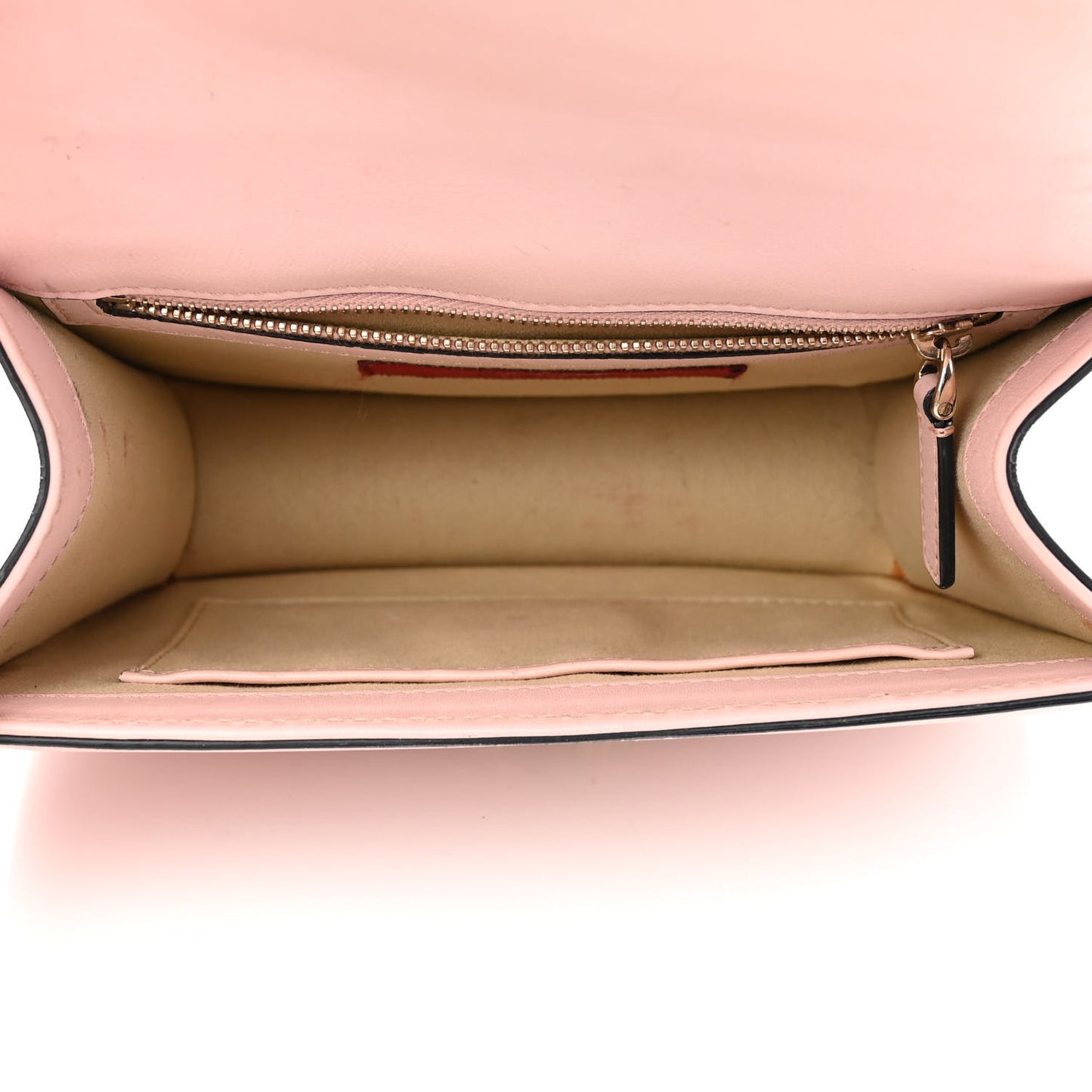 Vitello Small Glam Lock Rockstud Flap Water Rose