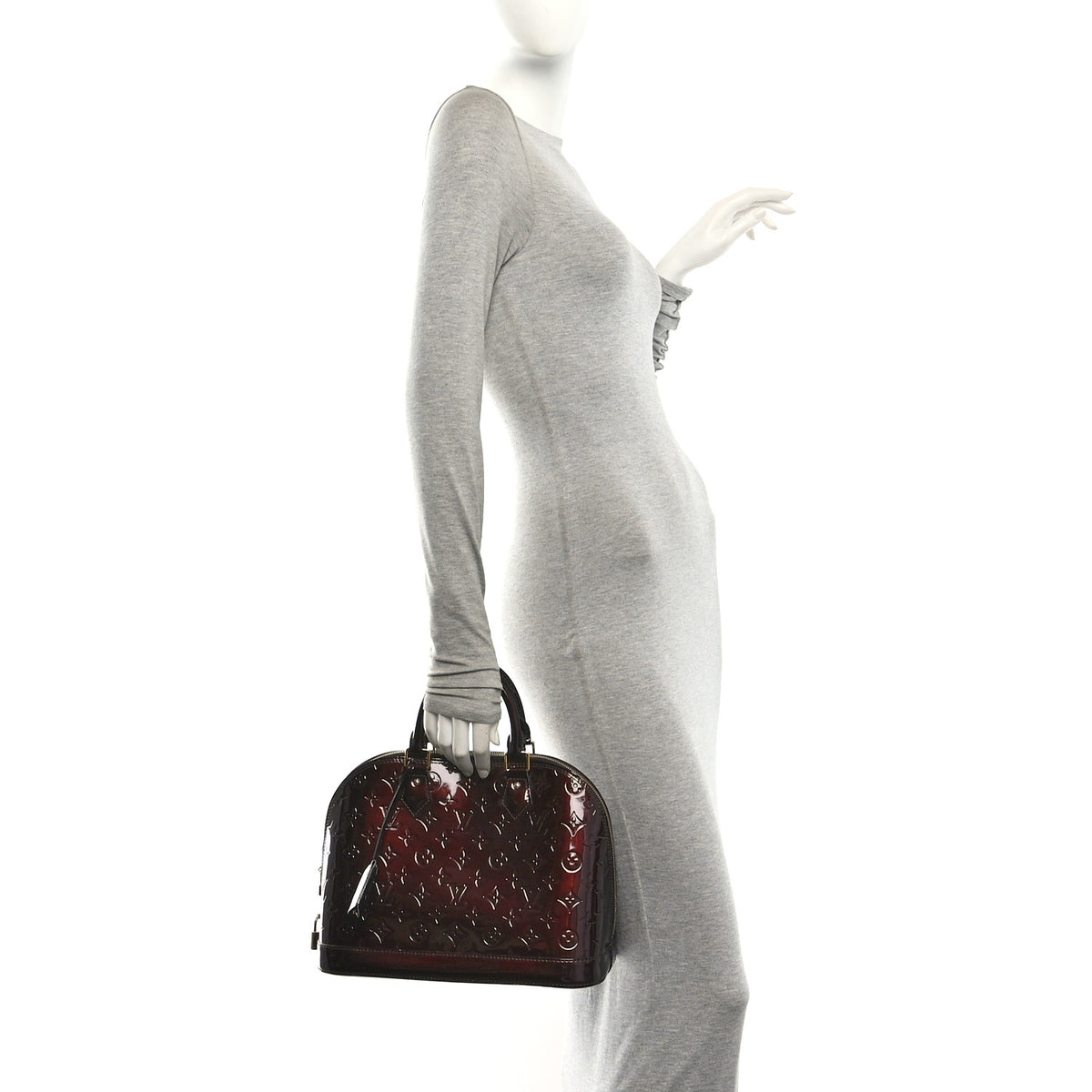 Louis Vuitton Vernis Alma PM Amarante 2 of 9