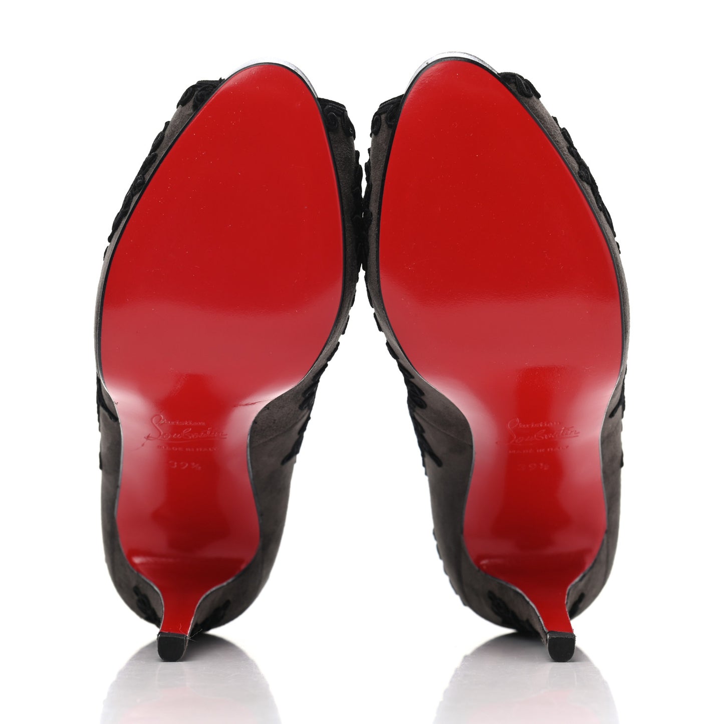 Suede Very Brode 120 Pumps 39.5 Elephant