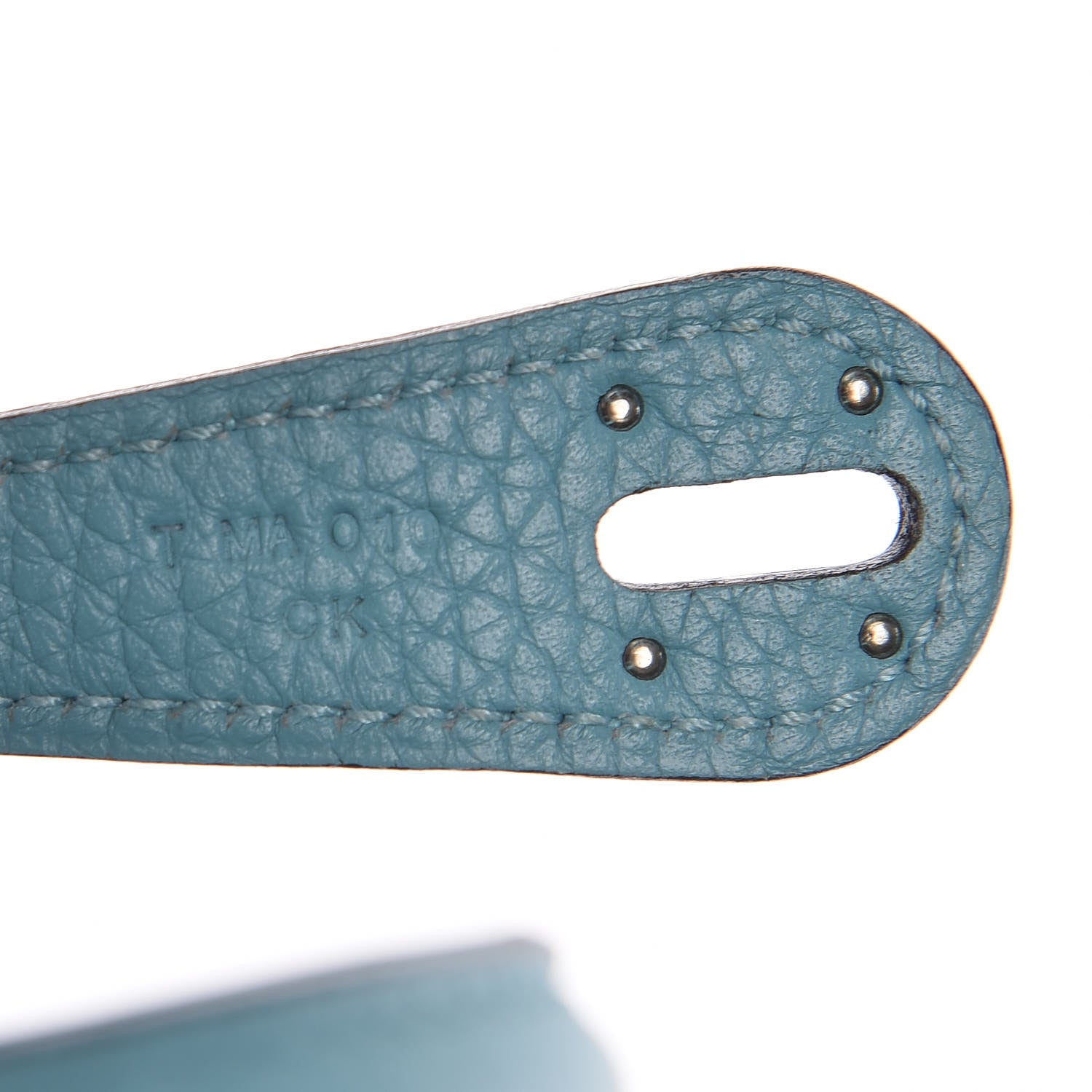 Hermes Taurillon Clemence Lindy 26 Bleu Saint Cyr 7 of 10