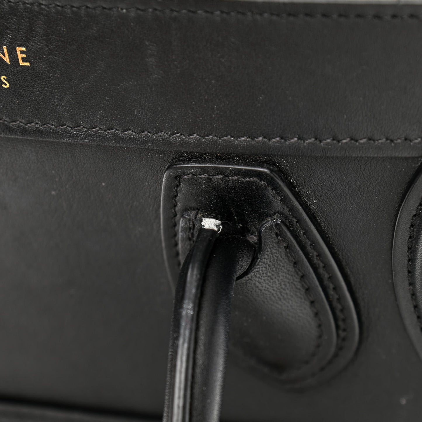 Smooth Calfskin Nano Luggage Black