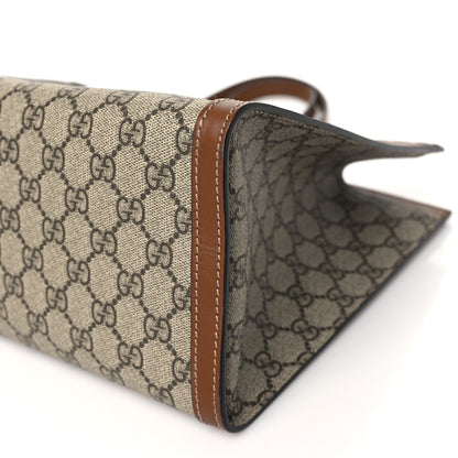 Gucci GG Supreme Monogram Medium Padlock Tote Beige Cuir 10 of 10