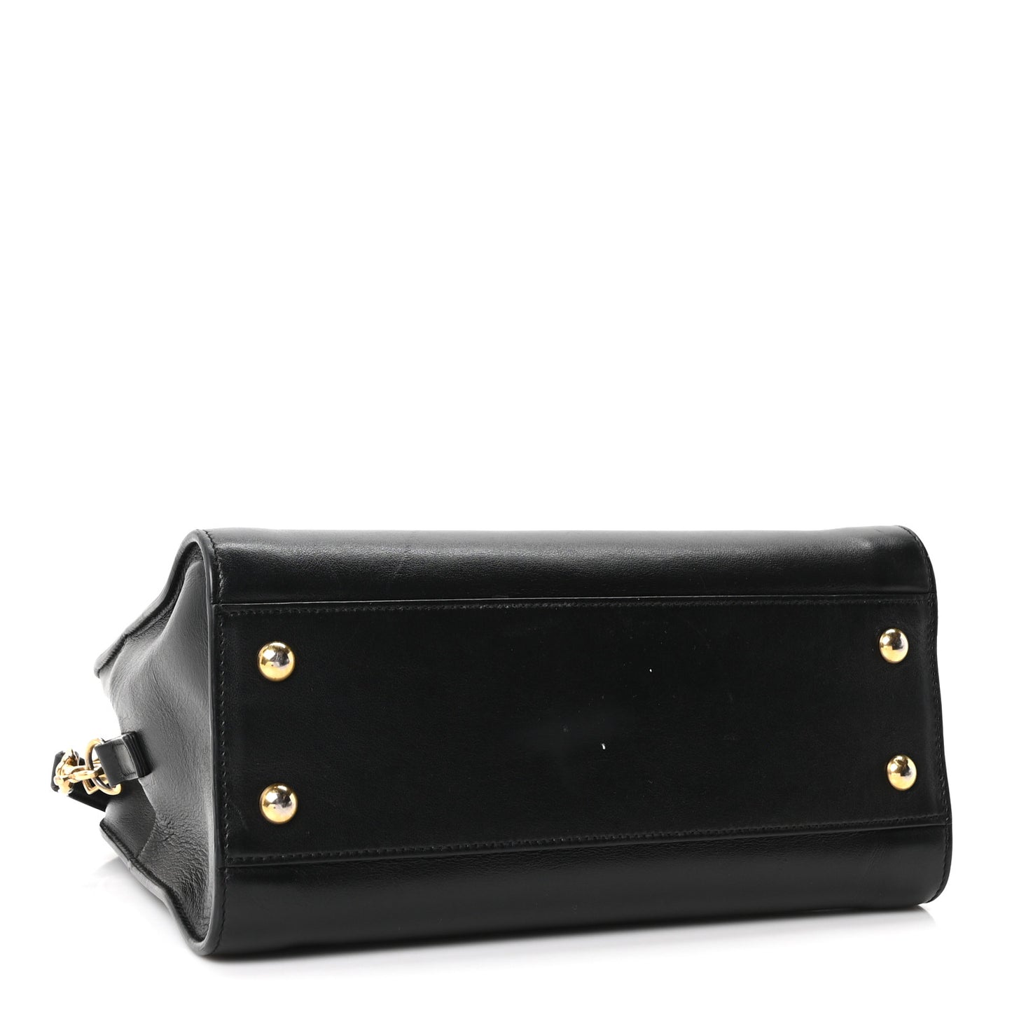 Calfskin Monogram Baby Cabas Black