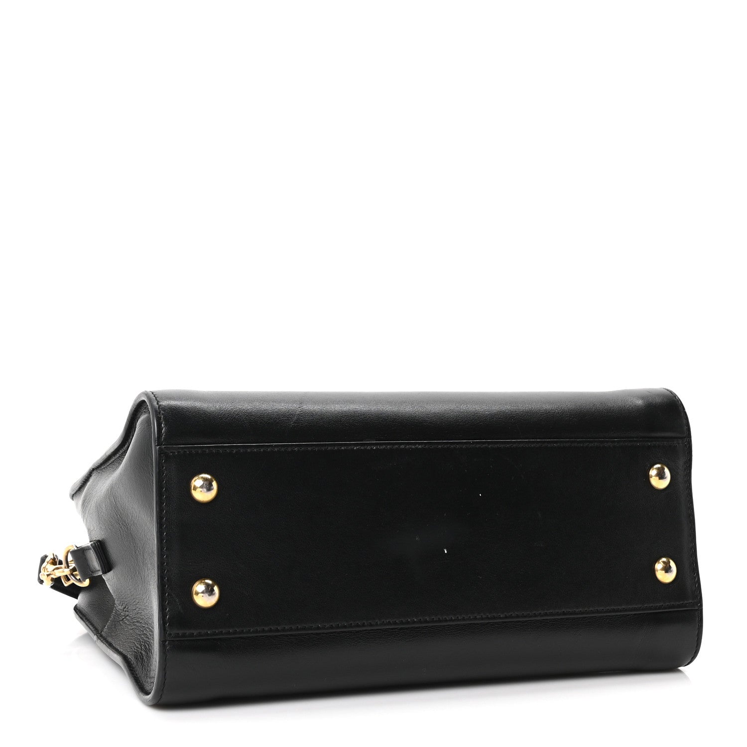 Saint Laurent Calfskin Monogram Baby Cabas Black 4 of 10