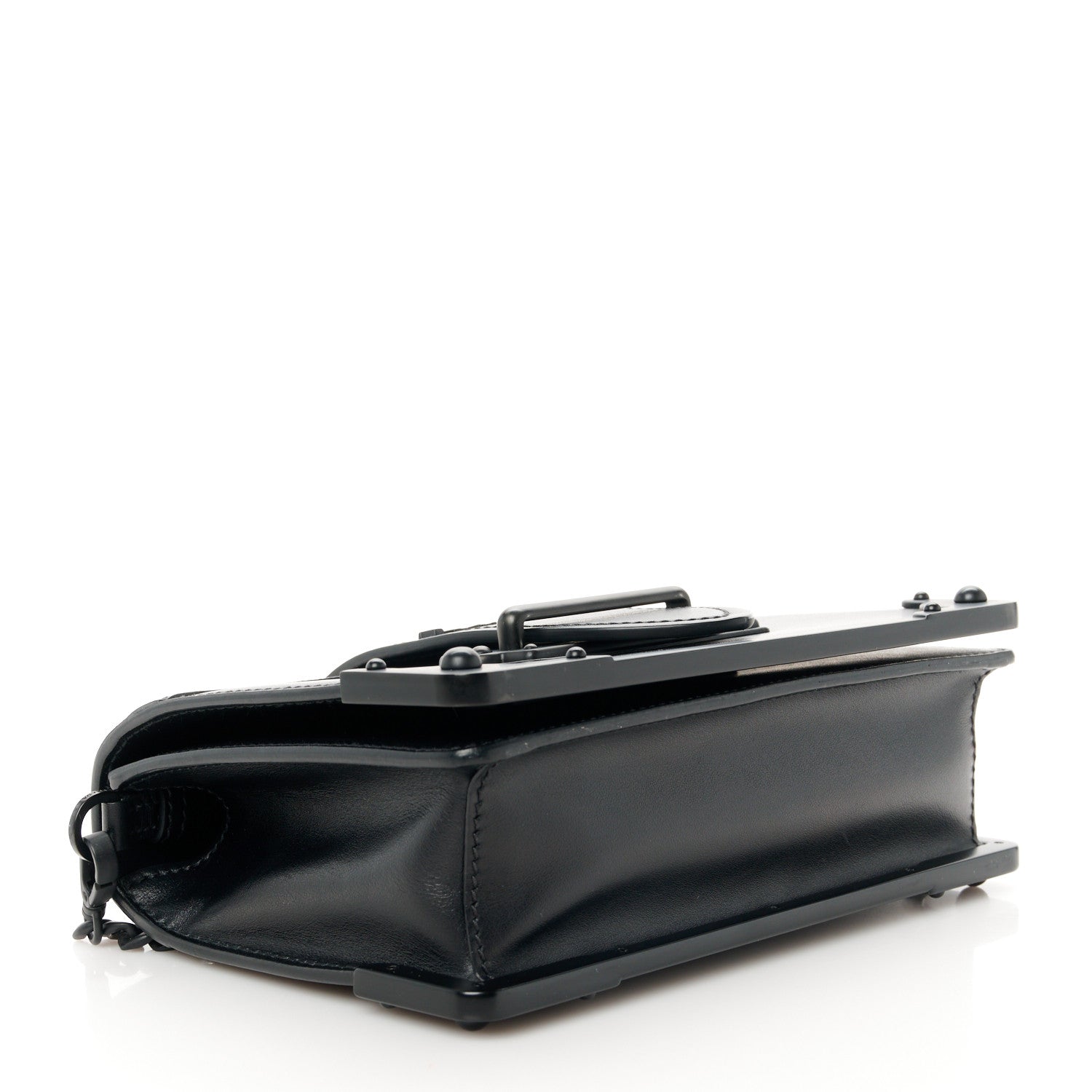Prada City Calfskin Saffiano Cahier Bag Black 4 of 10