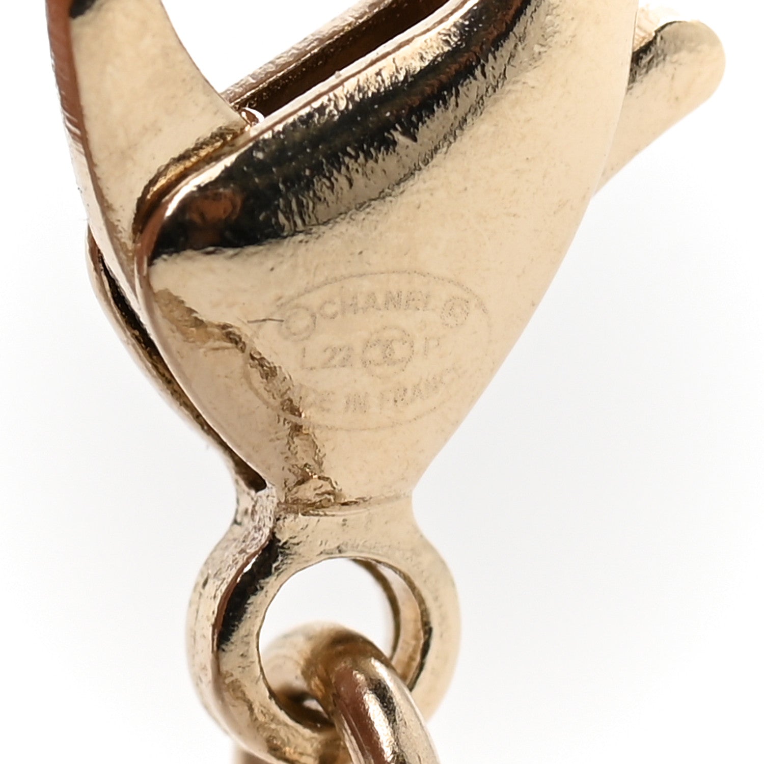 Chanel Metal Logo CC Chain Bracelet Gold 4 of 5