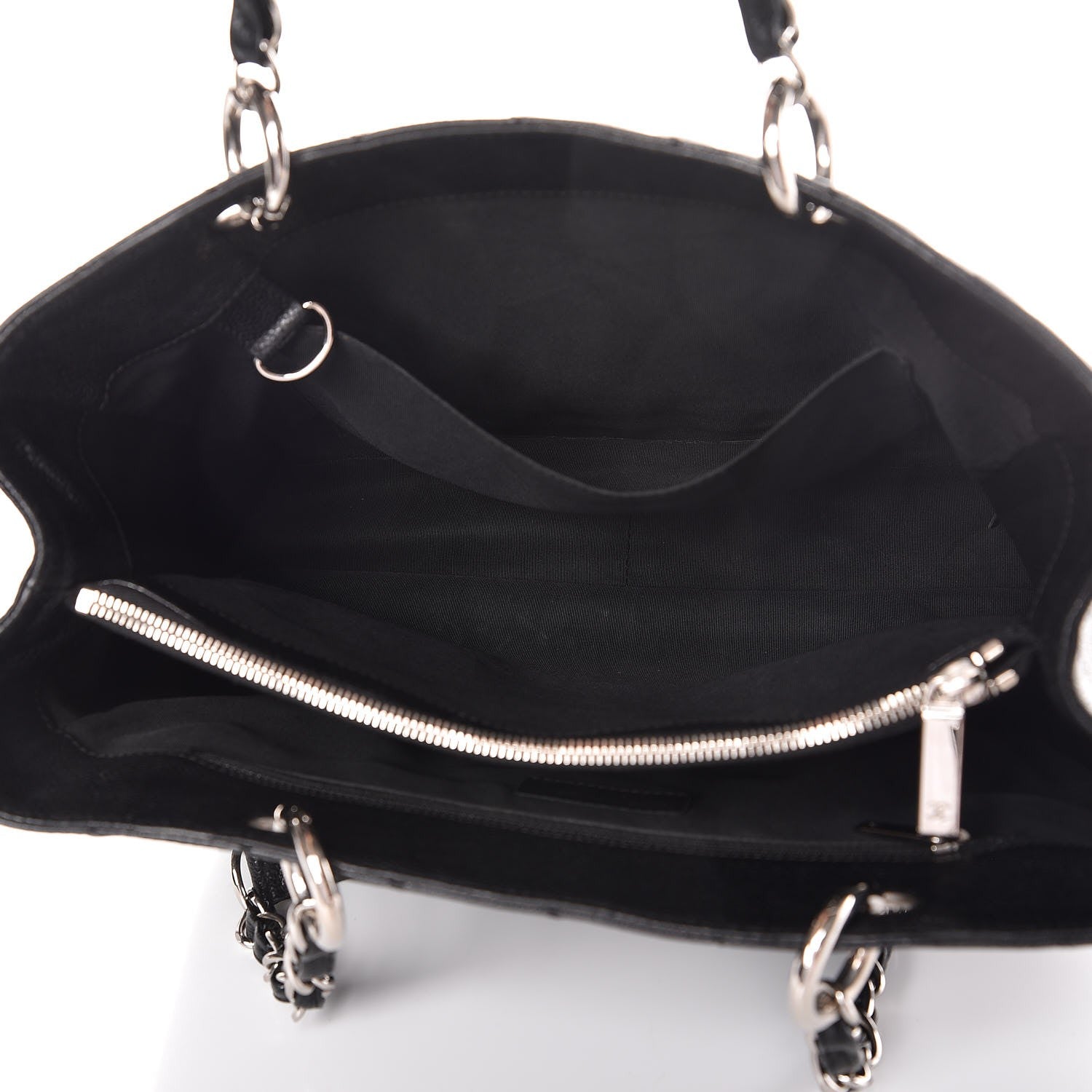 Chanel Caviar Quilted Grand Shopping Tote GST Black 5 of 13