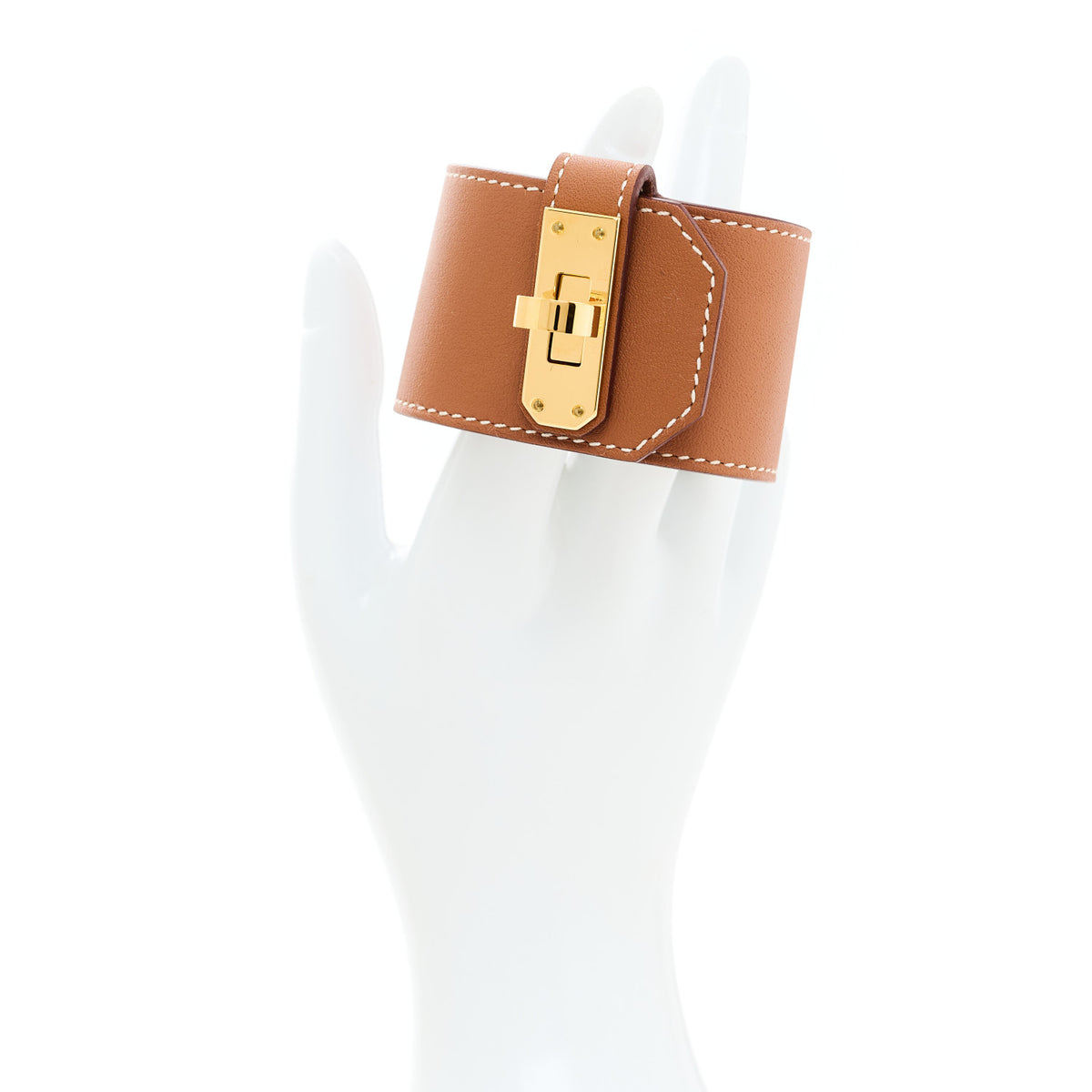 Hermes Swift Kelly Twist Bracelet T2 Gold 2 of 4