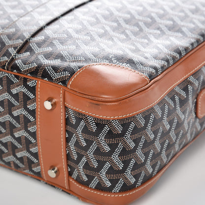 Goyard Chevron Ambassade MM Briefcase Black Gold 8 of 10