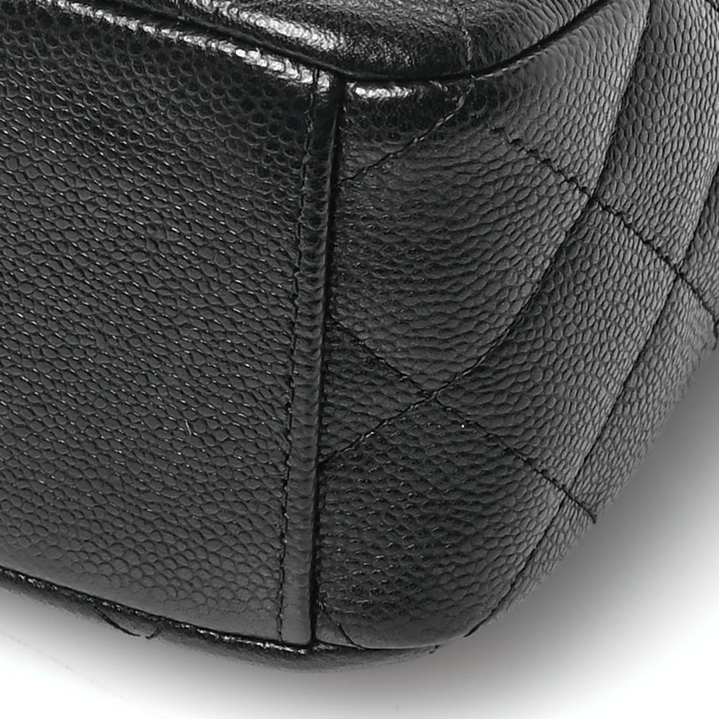 Caviar Quilted CC Mini Classic Backpack Black