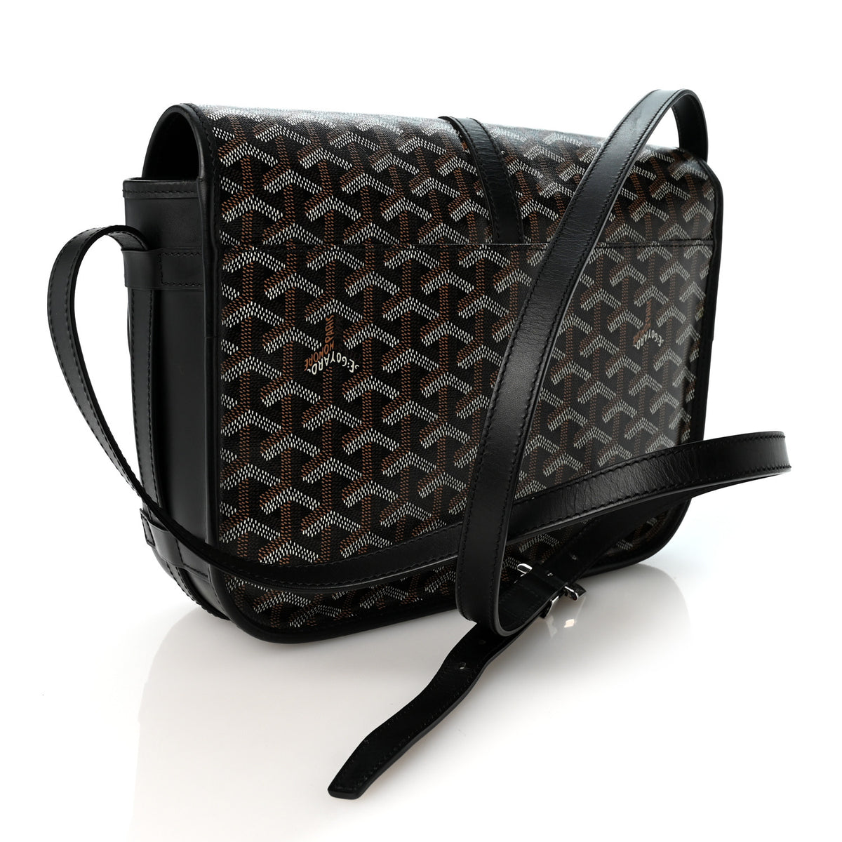 Goyard Goyardine Belvedere II MM Messenger Bag Black 3 of 9