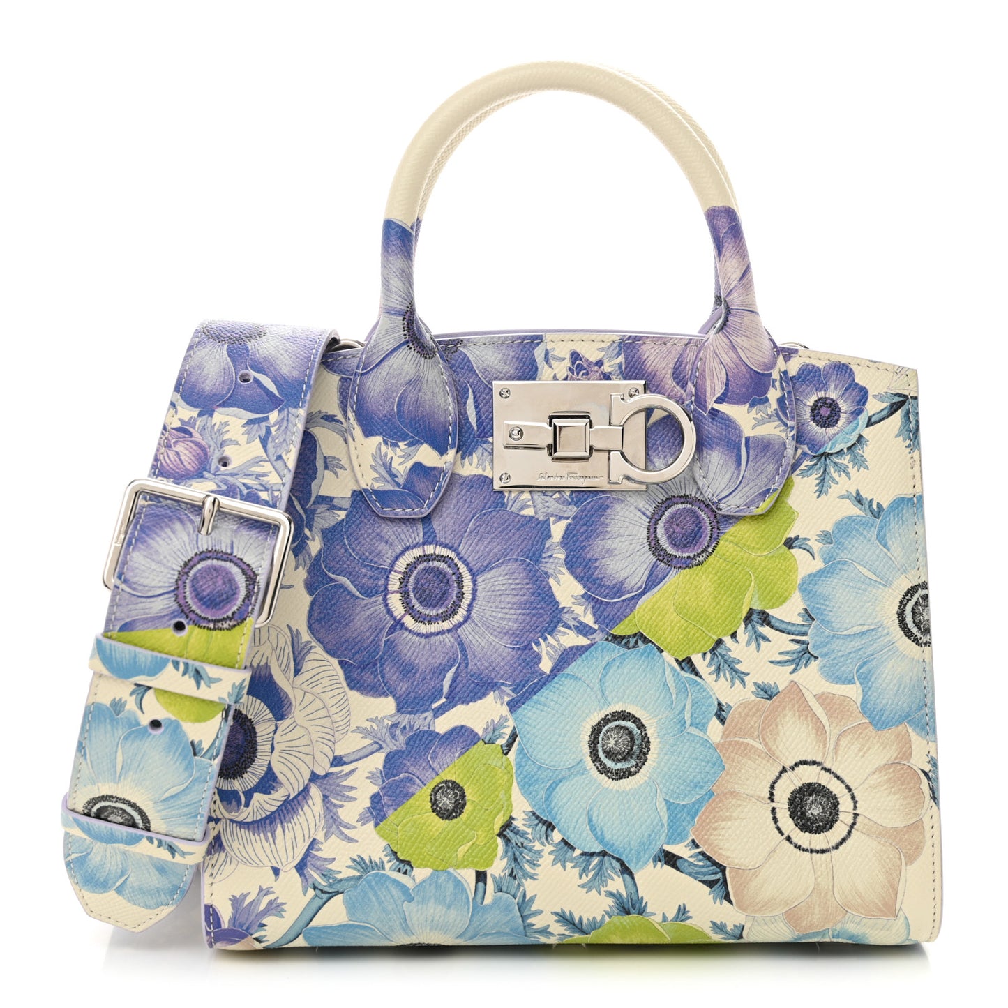Calfskin Floral Print Small The Studio Bag Mascarpone