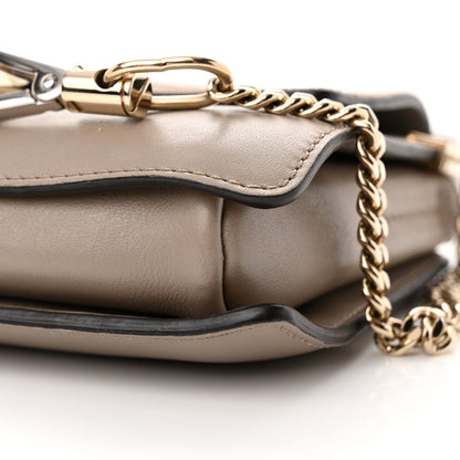 Chloe Suede Calfskin Small Faye Shoulder Bag Motty Grey 9 of 9