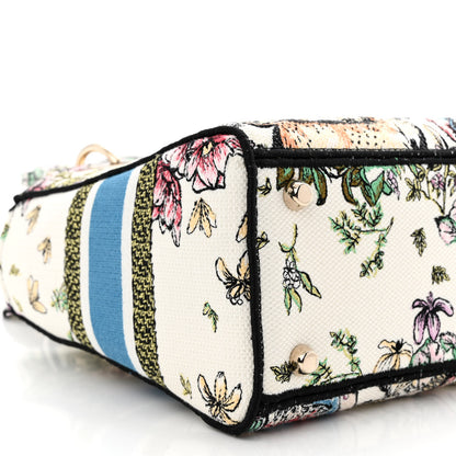 Christian Dior Canvas D-Constellation Embroidered Medium Lady D-Lite Latte Multicolor 9 of 11