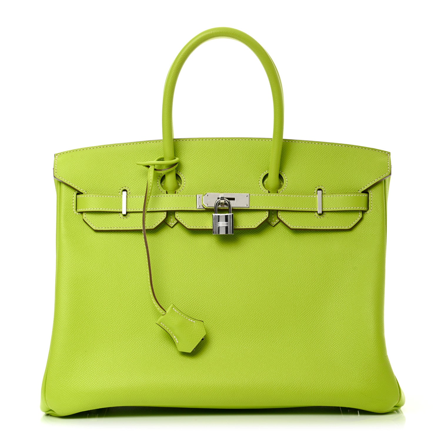 Hermes Epsom Candy Birkin 35 Kiwi Lichen 1 of 15