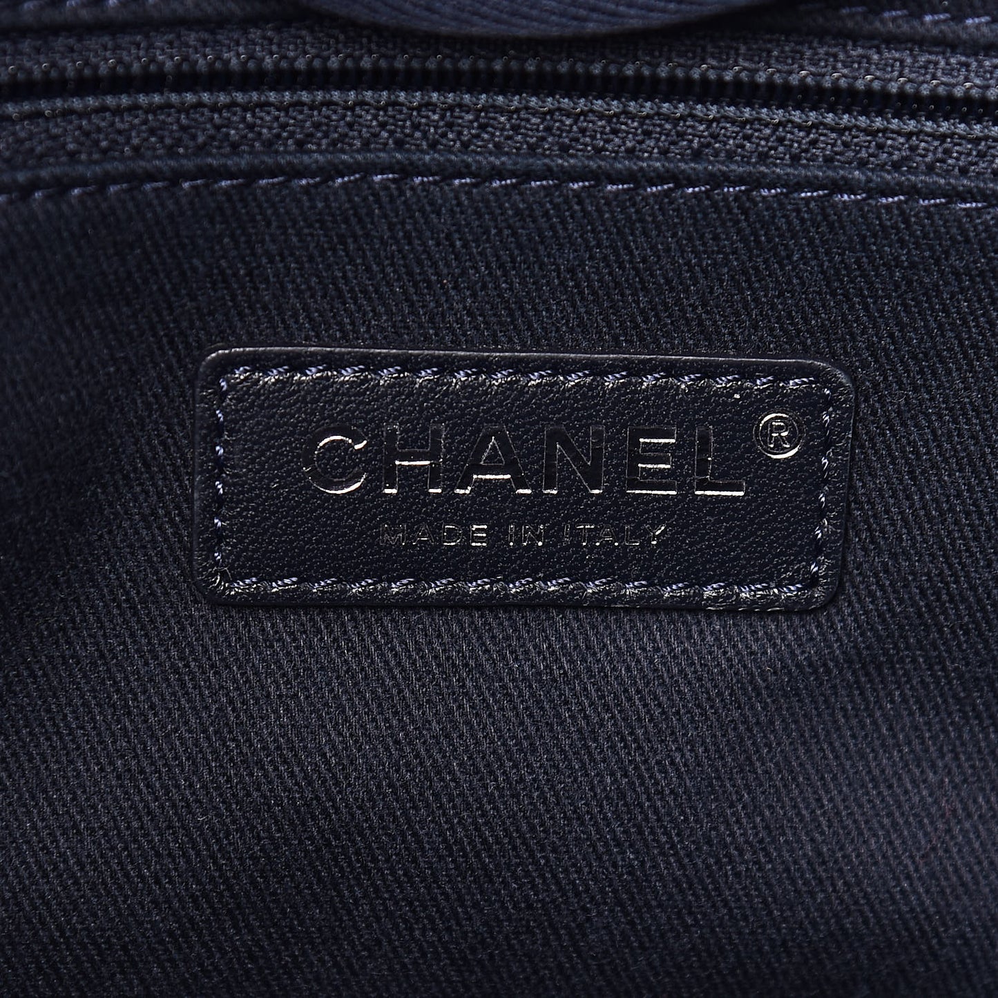 Denim Large Deauville Tote Dark Blue