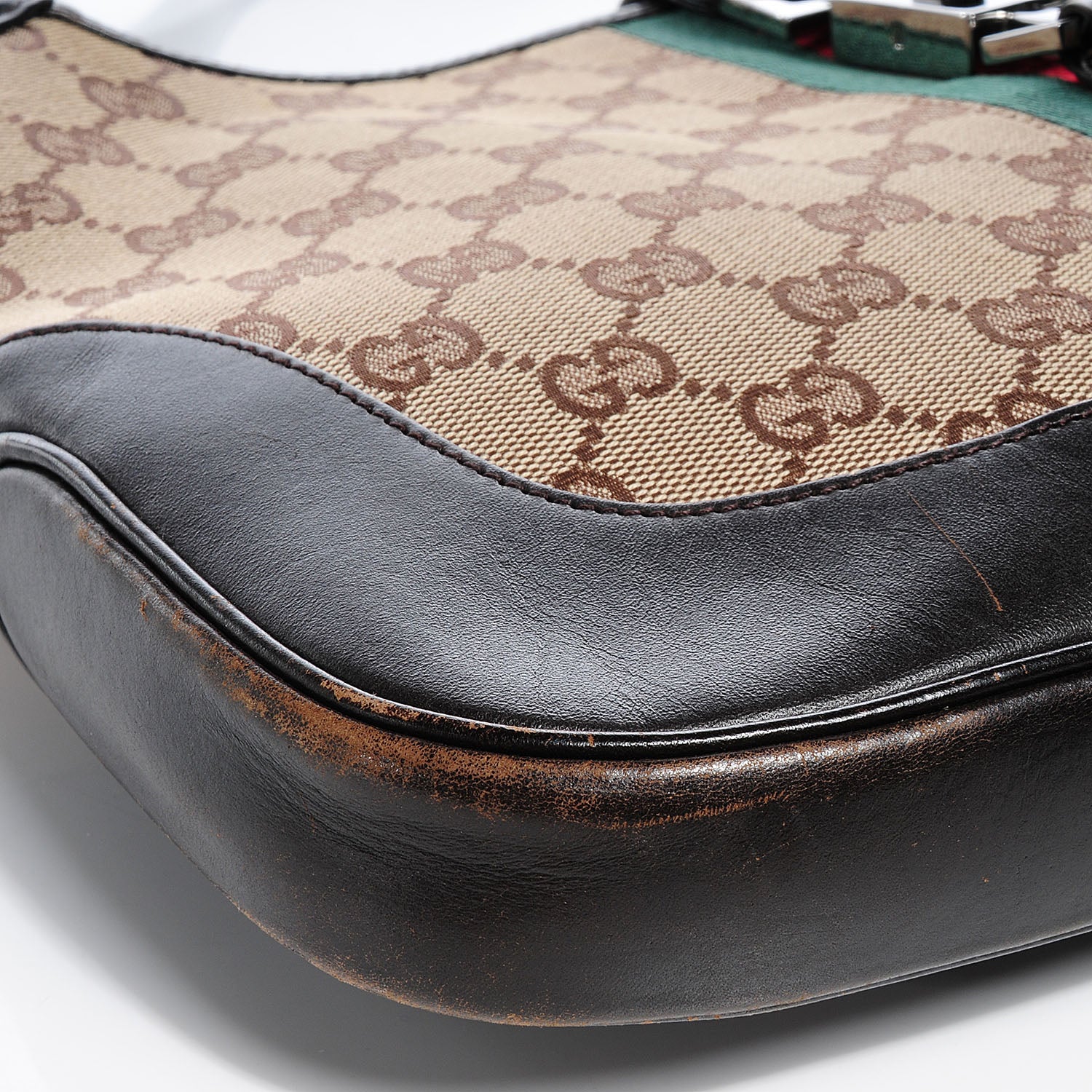Gucci Monogram Web Jackie O Hobo 5 of 9