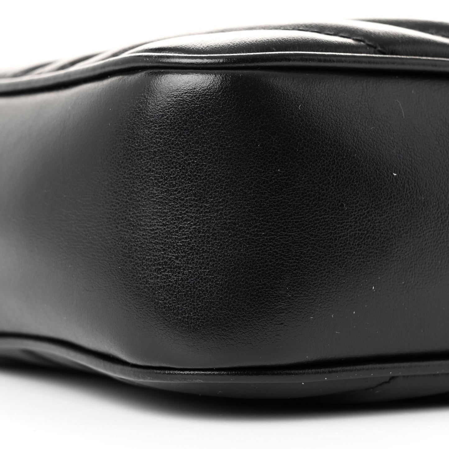 Calfskin Matelasse Monogram Monochrome Lou Camera Bag Black