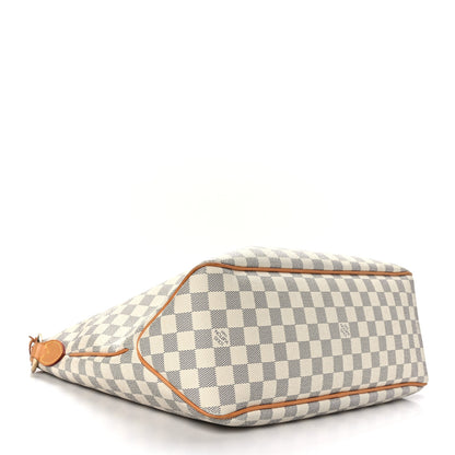 Louis Vuitton Damier Azur Delightful MM Rose Ballerine 4 of 8
