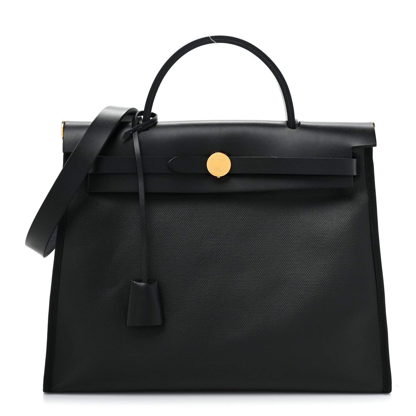 Toile H Berline Vache Hunter Herbag Zip PM 31 Black Ecru