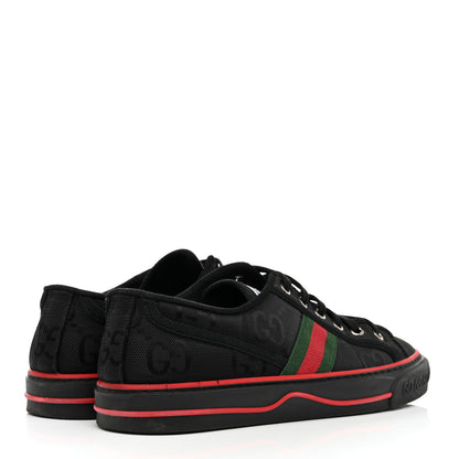 Gucci Econyl Nylon Web Monogram Off The Grid Womens 1977 Tennis Sneakers 41 Black 4 of 8
