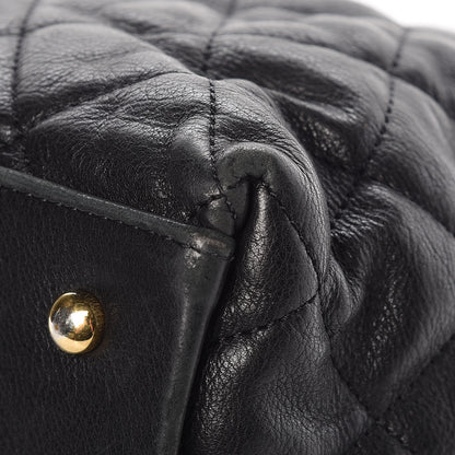 Chanel Calfskin Quilted Small Chain Me Tote Black 10 of 12