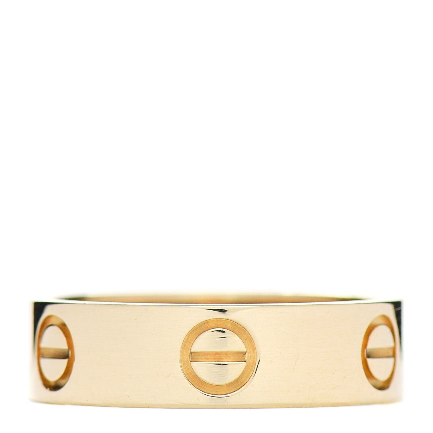 18K Yellow Gold 5.5mm LOVE Ring 55 7.25