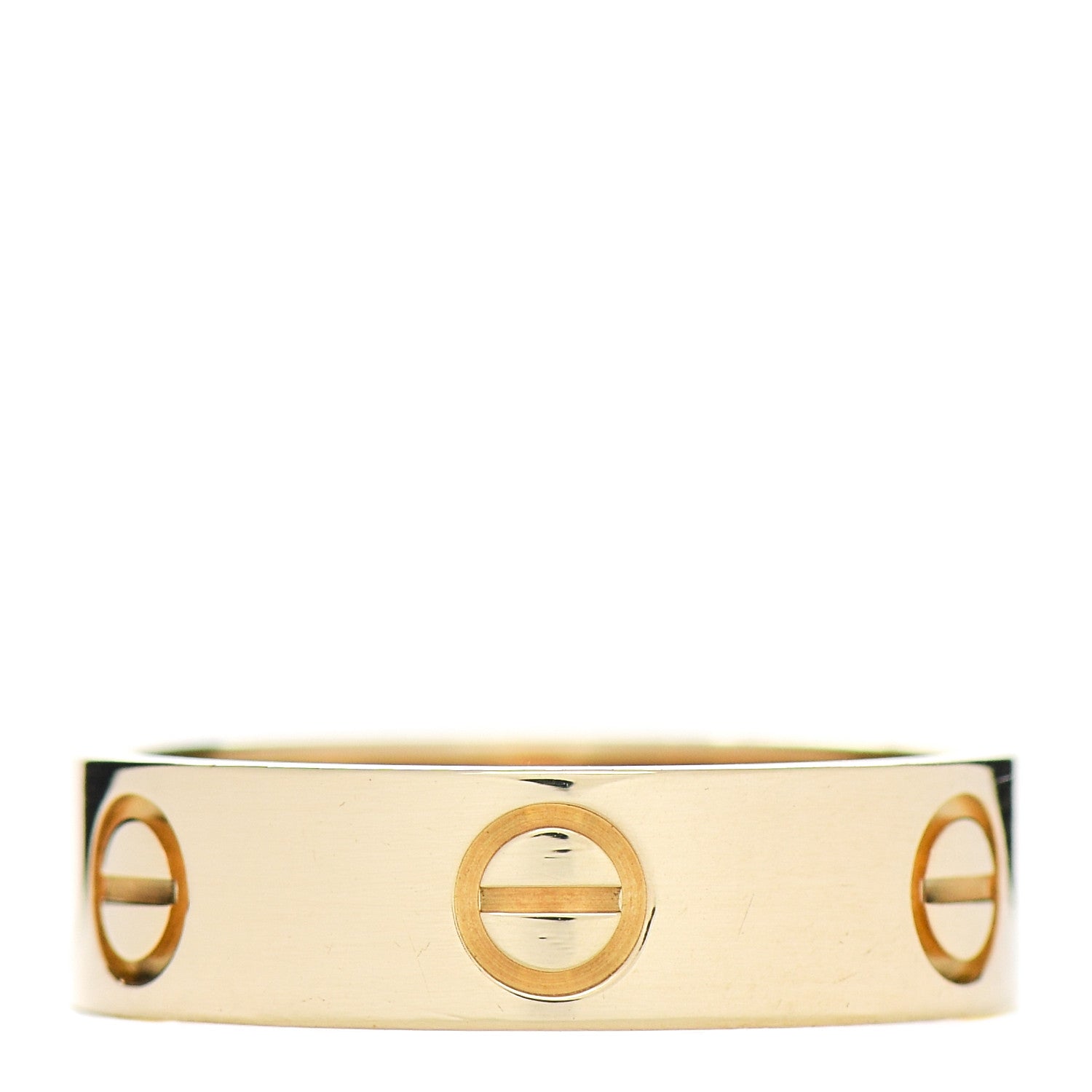 Cartier 18K Yellow Gold 5.5mm LOVE Ring 55 7.25 3 of 4