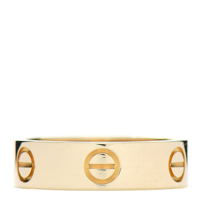 Cartier 18K Yellow Gold 5.5mm LOVE Ring 55 7.25 3 of 4