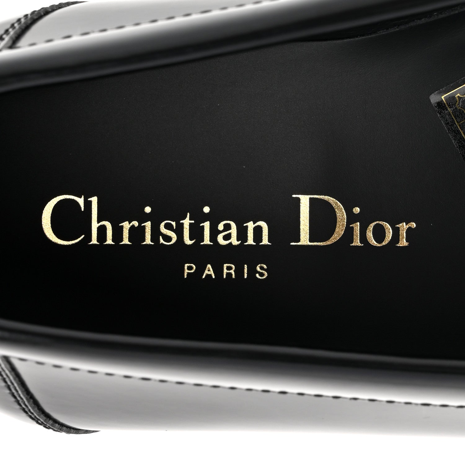 Christian Dior Brushed Calfskin The D-Academy Loafers 41 Black 7 of 9