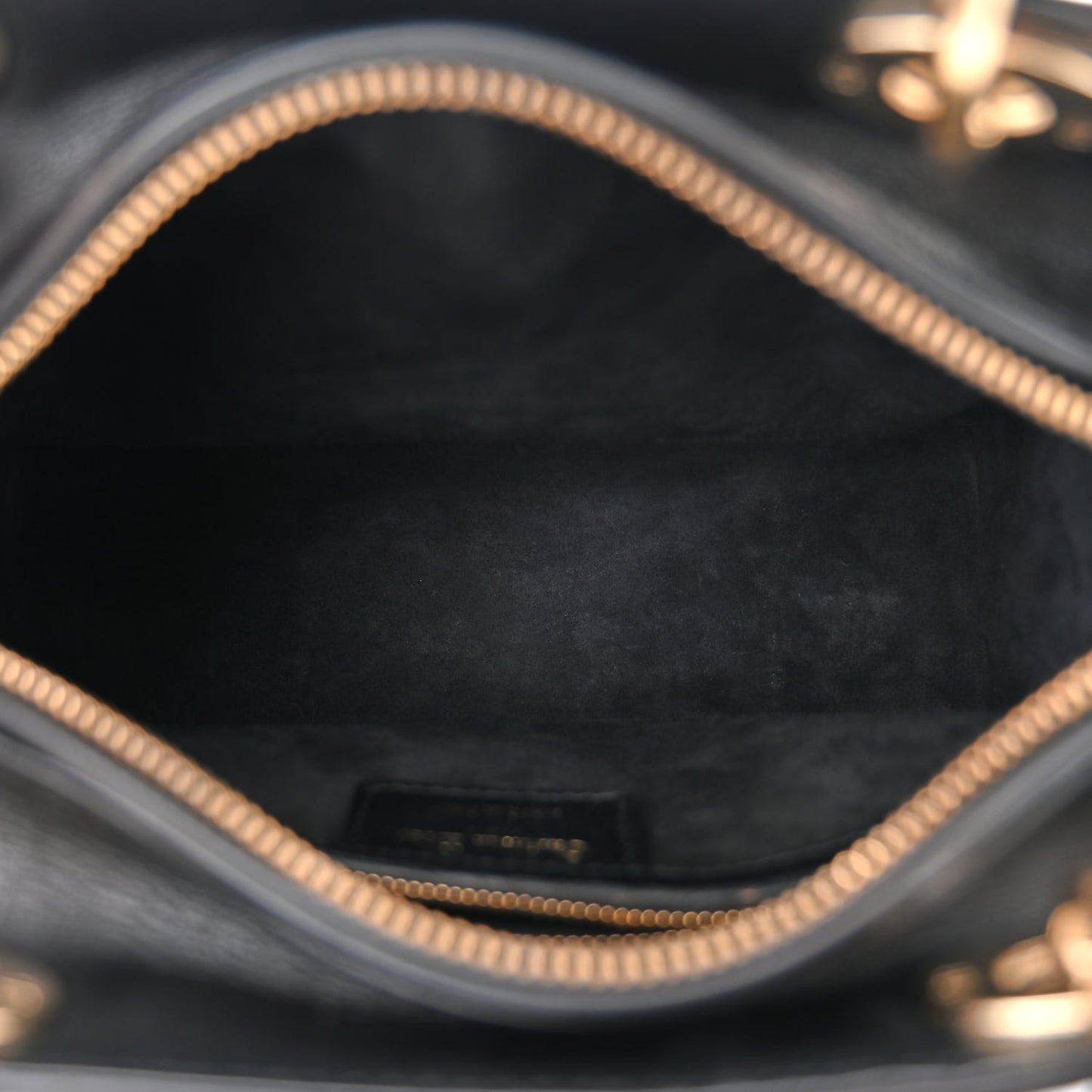 Calfskin Sequins Astrology Medium Lady Dior Black