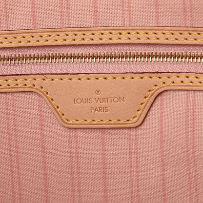 Louis Vuitton Damier Azur Delightful MM Rose Ballerine 6 of 8