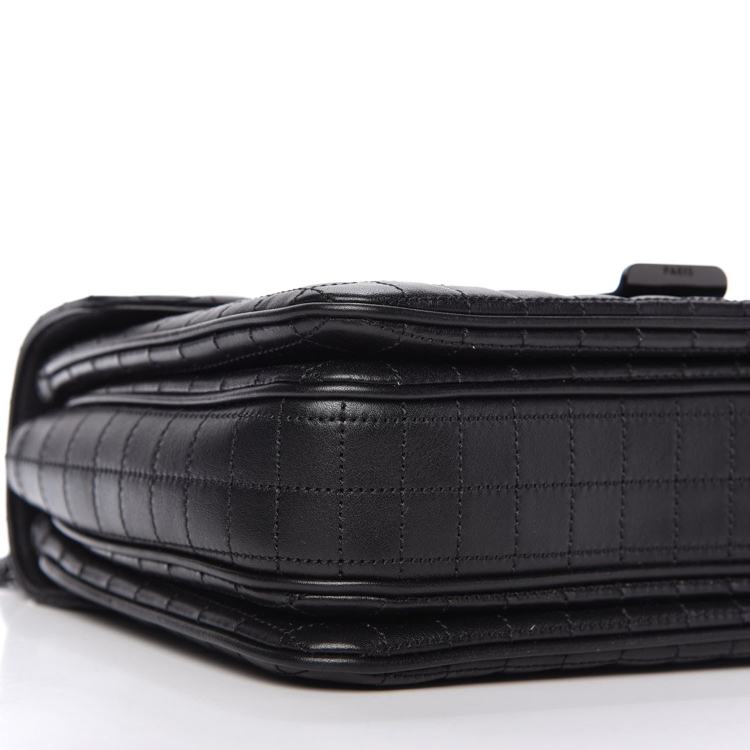 Celine Calfskin Quilted Medium C Bag Black 6 of 10