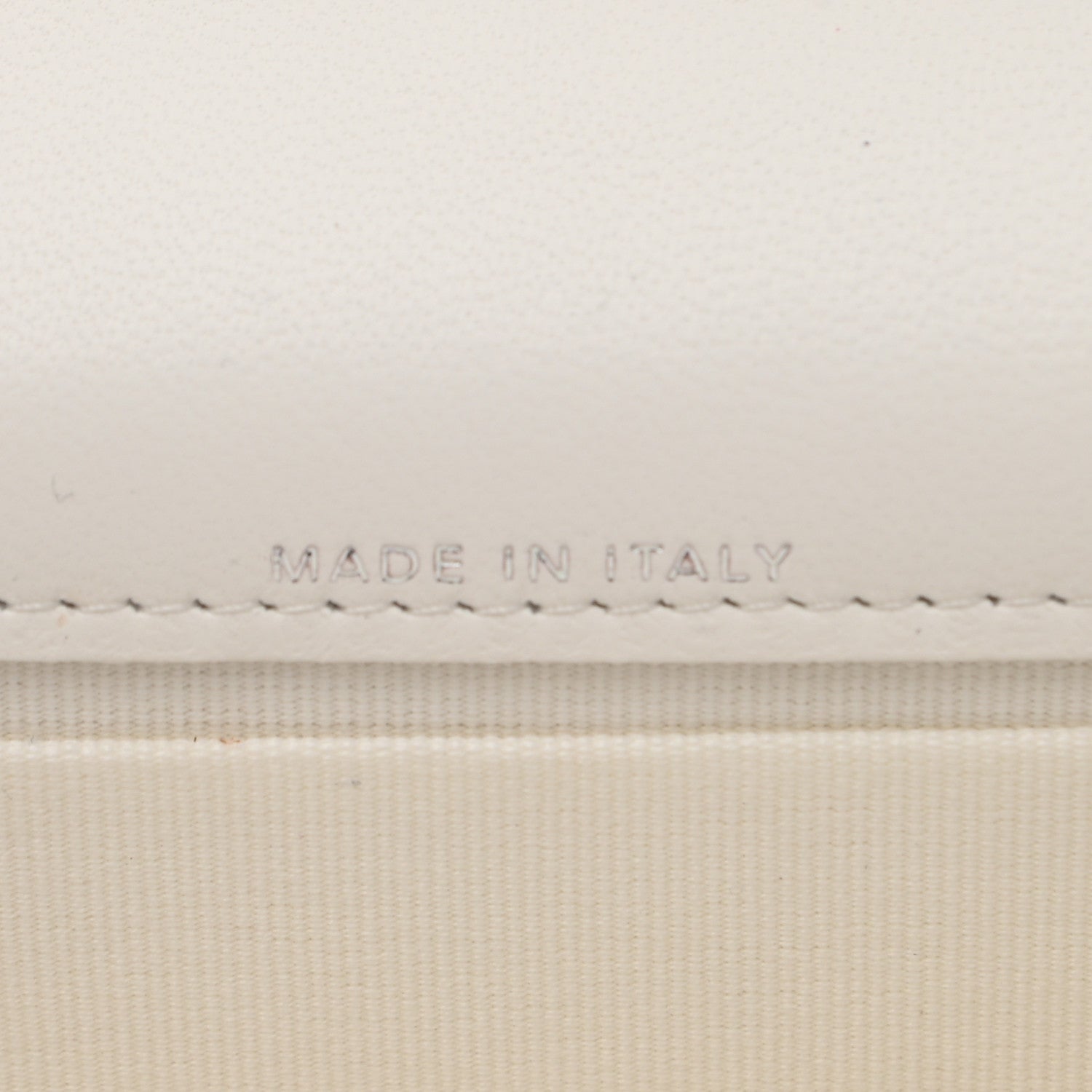 Chanel Lambskin Quilted CC Hook Card Holder White 7 of 9