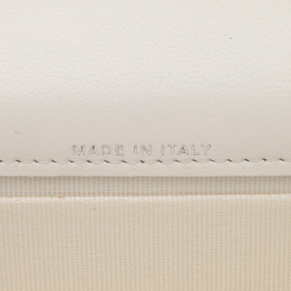 Chanel Lambskin Quilted CC Hook Card Holder White 7 of 9