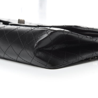 Chanel Aged Calfskin Quilted 2.55 Reissue 225 Flap Black 10 of 14