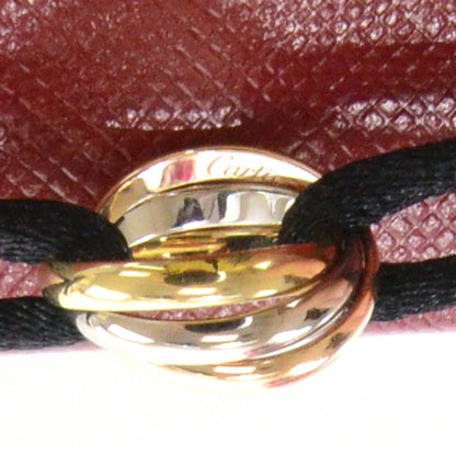 Cartier 18k Pink Yellow White Gold Trinity Adjustable Cord Bracelet 4 of 4
