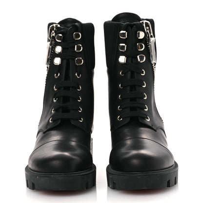 Christian Louboutin Calfskin Quilted En Hiver Boots 39.5 Black 3 of 14