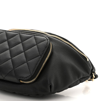 Chanel Caviar Quilted Business Affinity Waist Belt Bag Black 9 of 10
