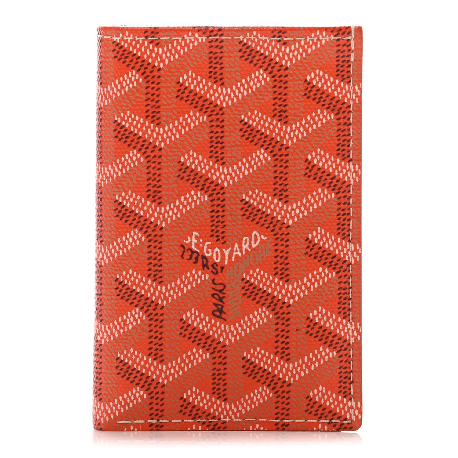 Goyard Goyardine Saint Pierre Card Holder Orange 1 of 7