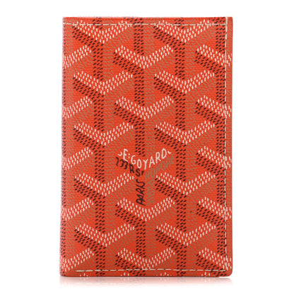 Goyard Goyardine Saint Pierre Card Holder Orange 1 of 7