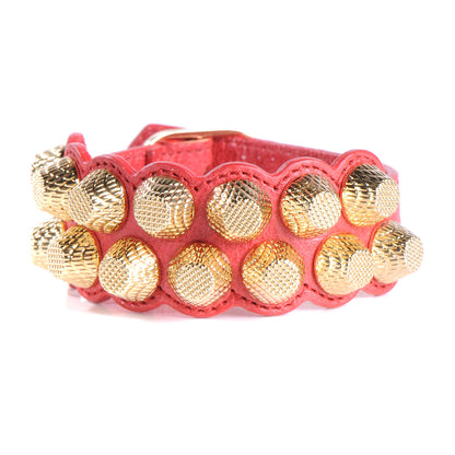 Balenciaga Agneau Giant Bracelet Red 3 of 8