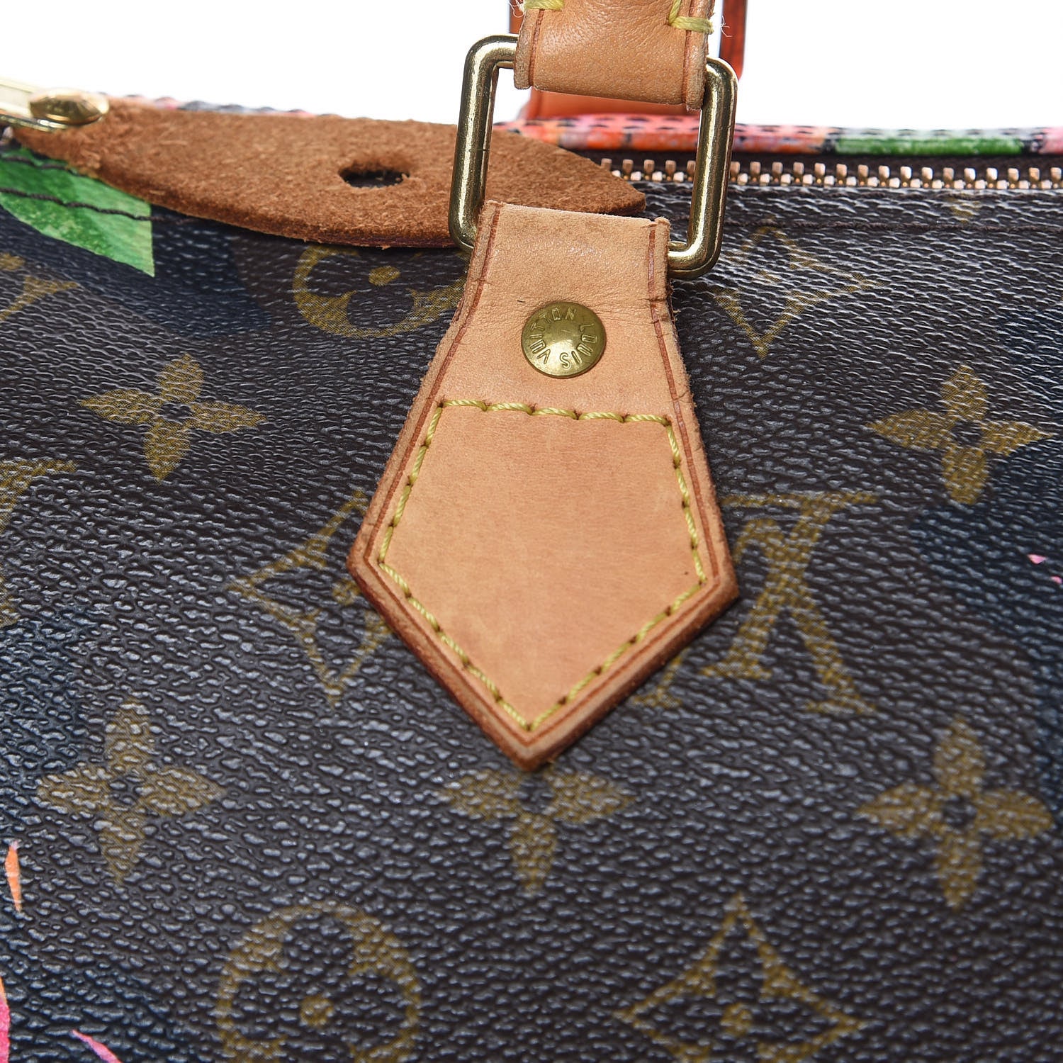 Louis Vuitton Monogram Roses Speedy 30 14 of 19