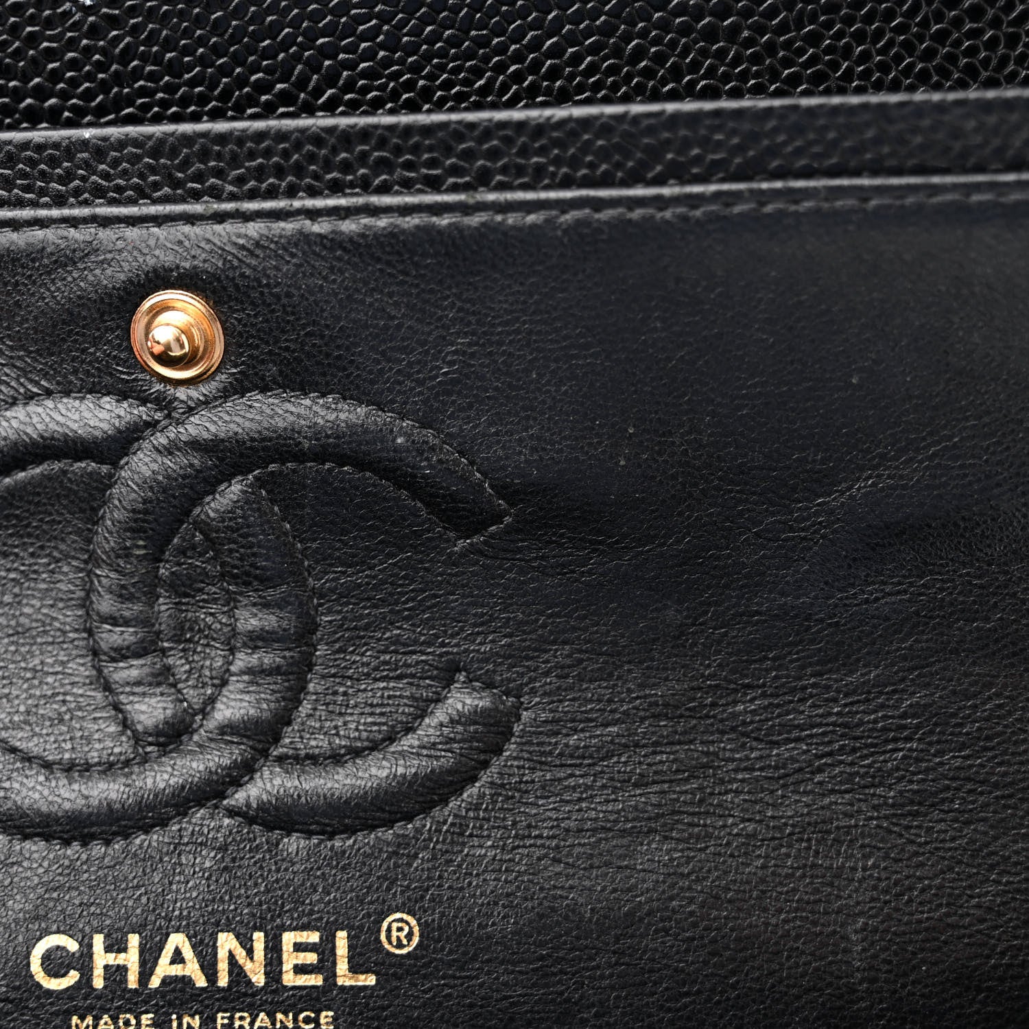 Chanel Caviar Quilted Small Double Flap Black 11 of 16