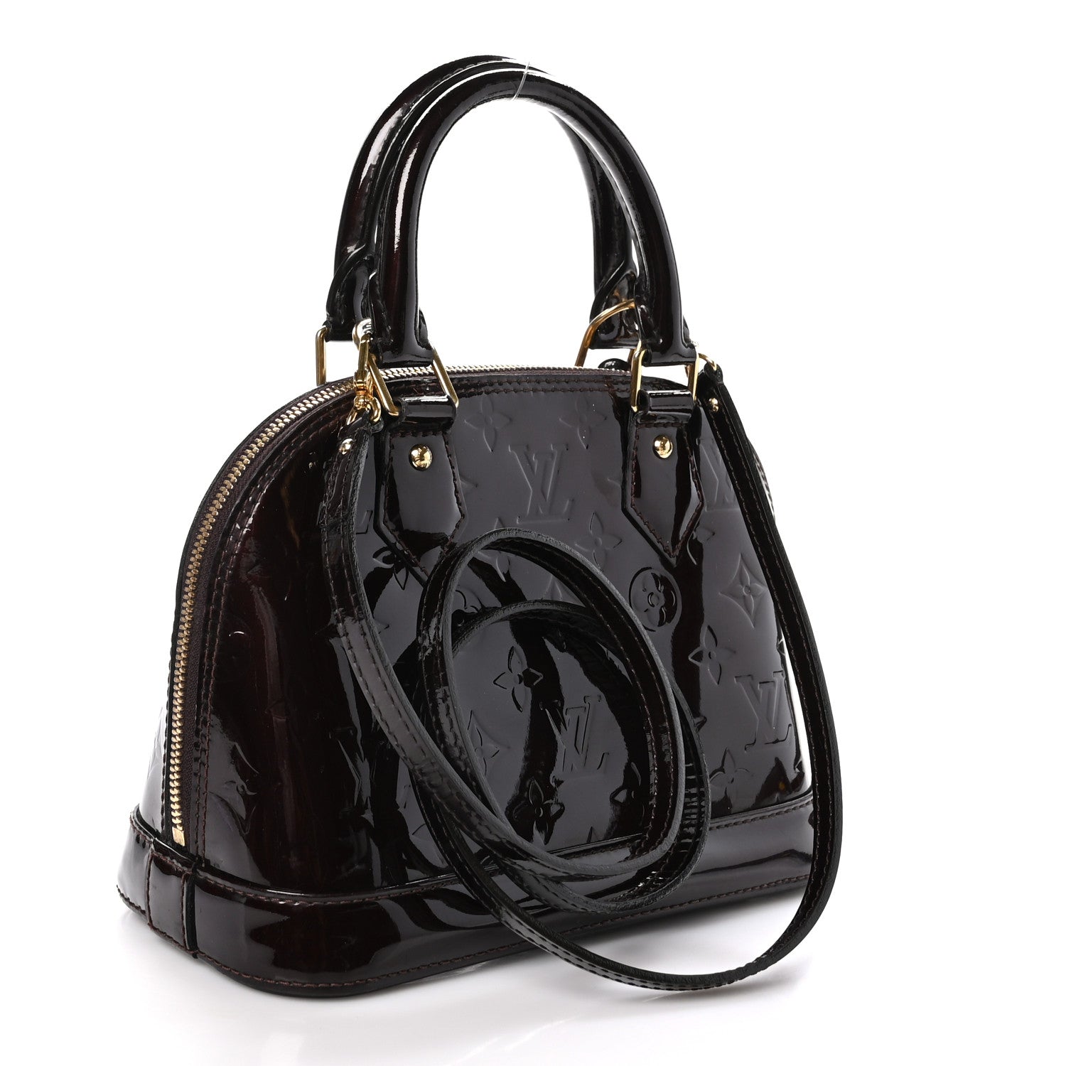 Louis Vuitton Vernis Alma BB Amarante 3 of 9