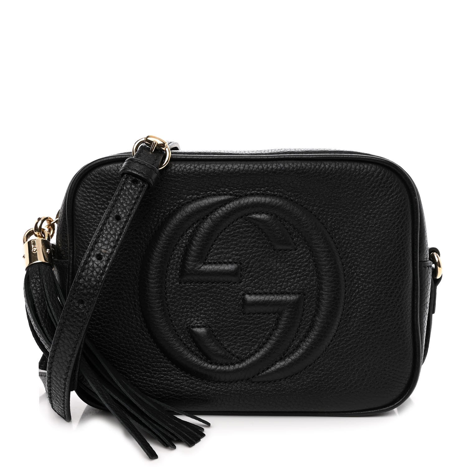 Gucci Pebbled Calfskin Small Soho Disco Bag Black 1 of 12