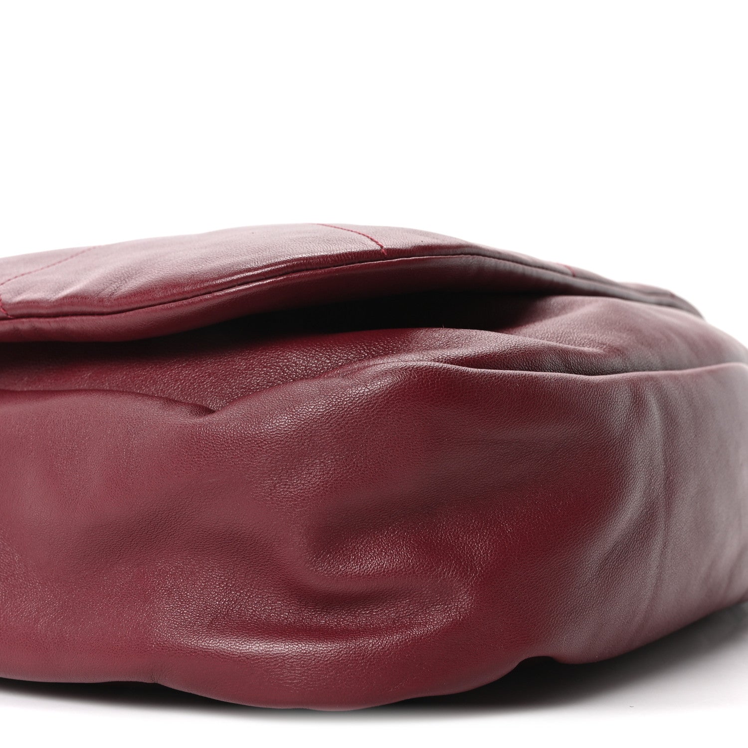 Saint Laurent Lambskin Matelasse Monogram Large Jamie 4.3 New Dark Bordeaux 9 of 10