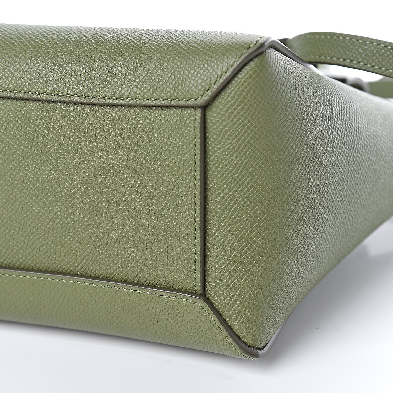 Celine Grained Calfskin Nano Belt Bag Olive 9 of 9